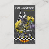 Handlung konzentriert/TuneUp Mechanic Geschäft Visitenkarte (Vorderseite)