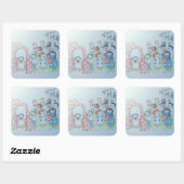 Handlungen der Güte Quadratischer Aufkleber (Blatt)