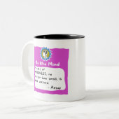 Handlungen der Güte Zweifarbige Tasse (Vorderseite Links)