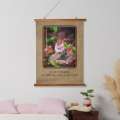 Handlungen des Kindesmissbrauchs, inspirierender C Wandteppich Mit Holzrahmen (Schlafzimmer)