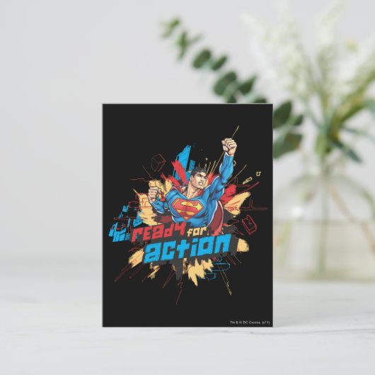 Handlungsbereit Postkarte (Stehend Vorderseite)