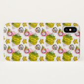 Handlungsfreiheit-strukturiertes Frucht-Muster Case-Mate iPhone Hülle (Rückseite (Horizontal))