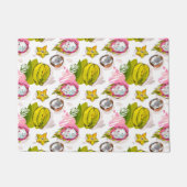 Handlungsfreiheit-strukturiertes Frucht-Muster Fußmatte (Vorderseite)