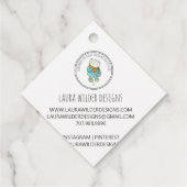 Handmade Baby Closing Maker-Produkt Geschenkanhänger (Rückseite)