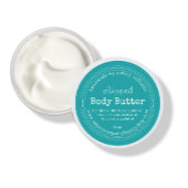 Handmade Body Butter Bio Business Green Runder Aufkleber