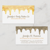 Handmade Body Butter Business Tropfen Visitenkarte (Vorne/Hinten)