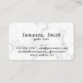 Handmade Brooch Visitenkarte (Rückseite)