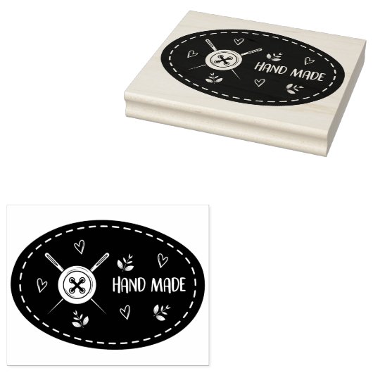 Handmade Business Packaging-Briefmarke Gummistempel (Stempel)