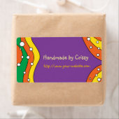 Handmade by - benutzerdefinierbares Etikett (Insitu)