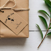 Handmade by Christmas Snowman Stamp Permastempel