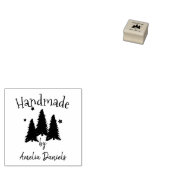 Handmade by Christmas Tree Briefmarke Gummistempel (Stempel)