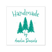 Handmade by Christmas Tree Personalisiert Permastempel (Design)