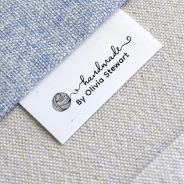 Handmade by crochet yarn personalized Ribbon Ripsband