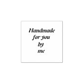 Handmade by Designer Gummistempel (Prägung)