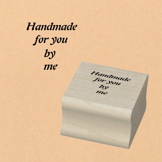 Handmade by Designer Gummistempel
