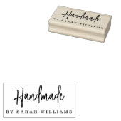 Handmade by individuelle Name Moderne handgeschrie Gummistempel (Stempel)