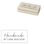 Handmade by Simple Minimalistisch Script Individue Gummistempel (Stempel)