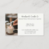 Handmade Candle Company Visitenkarte (Vorderseite)