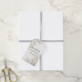 Handmade Care Instructions Lilies Hang Tag Geschenkanhänger (Mit Garn)