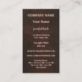 Handmade Cat Humour Strick Retail Business Card Visitenkarte (Rückseite)