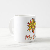 Handmade Christmas Cup with Star Graphic Kaffeetasse (Vorderseite Links)