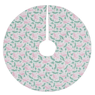 Handmade Christmas Dove of Peace Olive Branch Polyester Weihnachtsbaumdecke