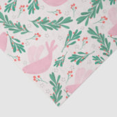 Handmade Christmas Dove of Peace Olive Branch Seidenpapier (Ausschnitt)