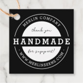 Handmade Company Vielen Dank Bekleidungsgeschenk H Geschenkanhänger (Vorderseite)