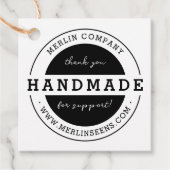 Handmade Company Vielen Dank Bekleidungsgeschenk H Geschenkanhänger (Vorderseite)