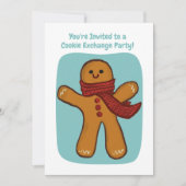Handmade Cookie Exchange Party Holiday Bearbeitbar Einladung (Vorderseite)
