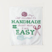 Handmade Crochet Lover Geschenk | Perfektes Gesche Wandteppich (Vorderseite)