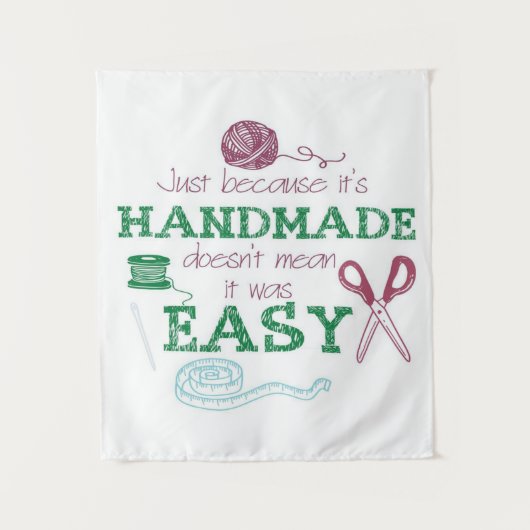 Handmade Crochet Lover Geschenk | Perfektes Gesche Wandteppich (Vorderseite)