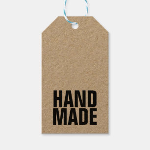 Handmade Dankeschön minimalistisch moderne einfach Geschenkanhänger