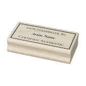 Handmade-Echtheitsbescheinigung Gummistempel (Stempel)