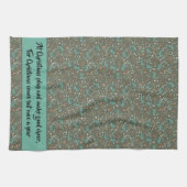 Handmade farbige Weihnachtsblume Geschirrtuch (Horizontal)