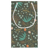 Handmade farbige Weihnachtsblume Kleine Geschenktüte (Rückseite)