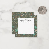 Handmade farbige Weihnachtsblume Mitteilungskarte (Vorderseite/Rückseite Beispiel)