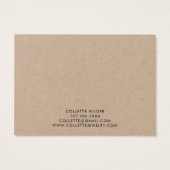 Handmade Flower Kraft Cardstock Earring Jewelry (Rückseite)