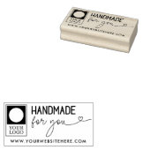 Handmade für Ihr Logo und Ihre Website Gummistempel (Stempel)