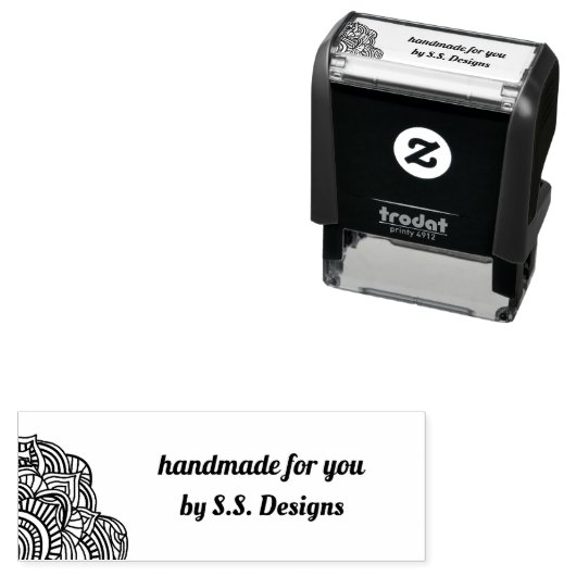 Handmade für Sie Hübsche Medallion Permastempel (Beispiel)