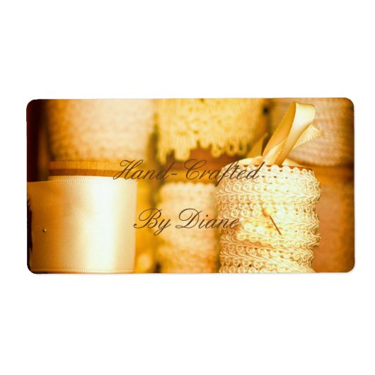 Handmade für Sie Sunny Ribbons Labels (Vorne)