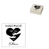 Handmade für Sie von (individuelle Name) Gummistempel (Stempel)