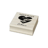 Handmade für Sie von (individuelle Name) Gummistempel (Stempel)