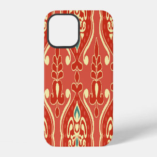 Handmade Ikat: Ethnic Boho Fabric iPhone 12 Hülle