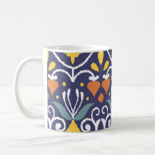 Handmade Ikat: Ethnic Boho Fabric Kaffeetasse
