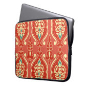 Handmade Ikat: Ethnic Boho Fabric Laptopschutzhülle (Vorderseite Links)