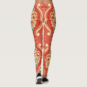 Handmade Ikat: Ethnic Boho Fabric Leggings (Rückseite)
