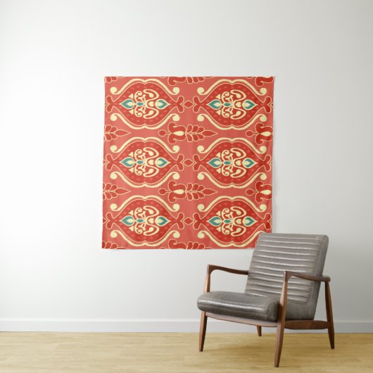 Handmade Ikat: Ethnic Boho Fabric Wandteppich (Beispiel (Horizontal))