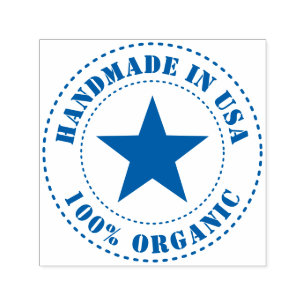 Handmade in USA Bio Star Permastempel