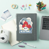 Handmade is My Resistance-Blue Contour sticker (iPad Hülle)